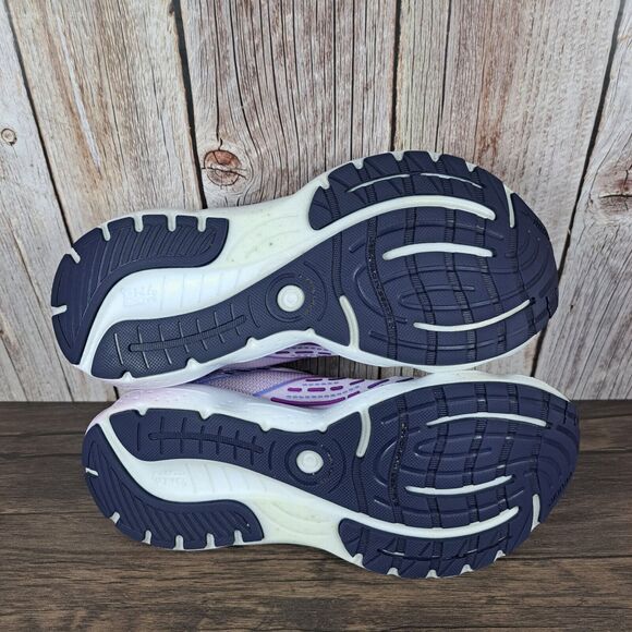 Brooks Purple Athletic Shoes with Mesh Design and Cushioning - Picture 8 of 9